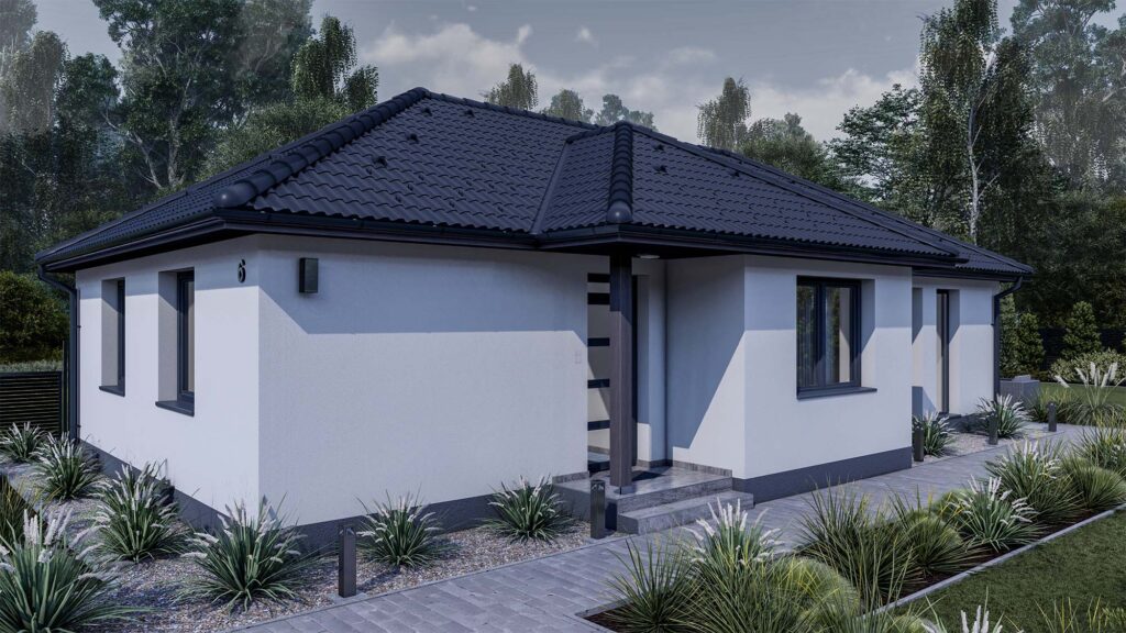 Eladó családi ház – 90 m2 ház (3 hálószoba + nappali) normál