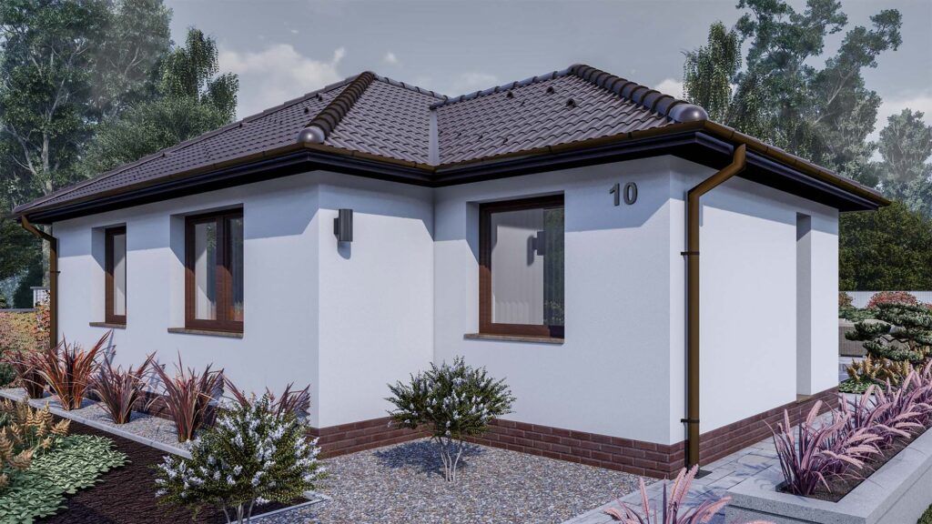 Eladó családi ház – 100 m2 ház (3 hálószoba + nappali) normál