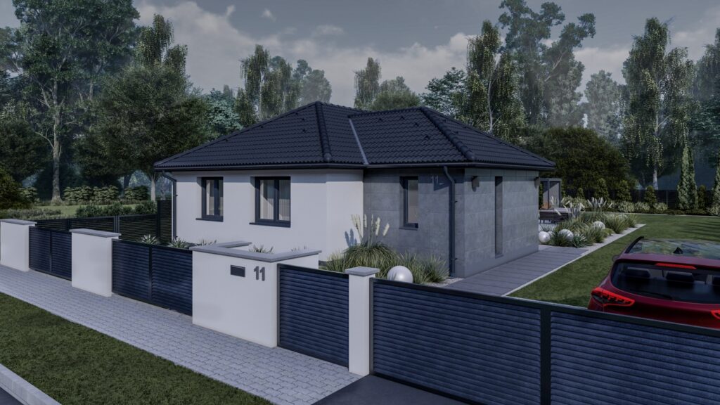 110 m2 ház (3 hálószoba + nappali) normál