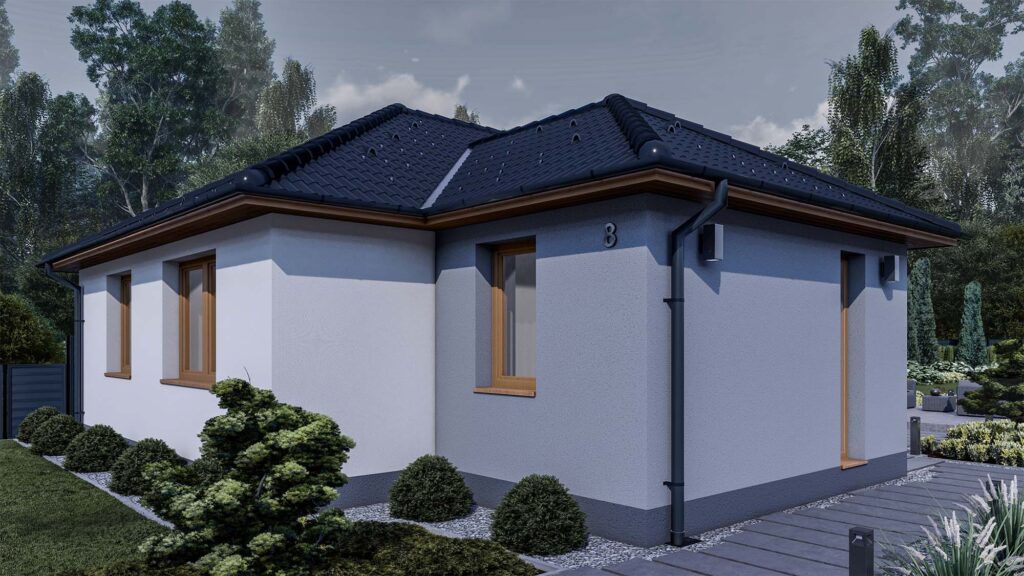 95 m2 ház (3 hálószoba + nappali) normál